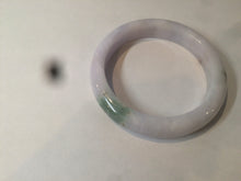 Load image into Gallery viewer, 59.7mm certified 100% Natural green/purple/white/brown jadeite Jade bangle J107-0542