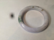 Load image into Gallery viewer, 59.7mm certified 100% Natural green/purple/white/brown jadeite Jade bangle J107-0542