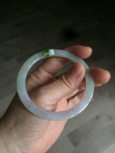 Load image into Gallery viewer, Certified Type A 100% Natural icy green/white/yellow super thin Jadeite bangle group AC25