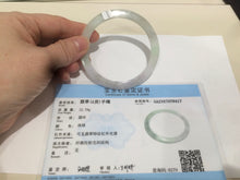 Load image into Gallery viewer, Certified Type A 100% Natural icy green/white/yellow super thin Jadeite bangle group AC25