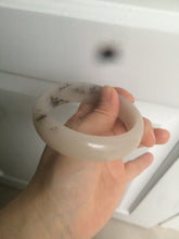 Load image into Gallery viewer, 60mm 100% natural beige/pink/gary/brown with flying wildflowers Quartzite (Shetaicui jade) bangle XY7