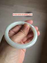 Load image into Gallery viewer, Sale! 49-54mm certified Type A 100% Natural dark green/white/black Jadeite Jade bangle with defects group GC30