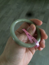 Load image into Gallery viewer, 48-53 mm Type A 100% Natural light green Jadeite Jade bangle group girl/small adult hand Z45