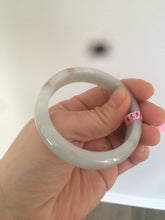 Load image into Gallery viewer, 51.5mm certified type A 100% Natural green/orange oval Jadeite Jade bangle W33-5428