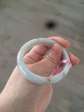 Load image into Gallery viewer, 51.5mm certified type A 100% Natural green/orange oval Jadeite Jade bangle W33-5428