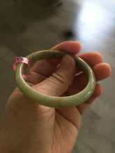 Load image into Gallery viewer, 48-53 mm Type A 100% Natural light green Jadeite Jade bangle group girl/small adult hand Z45