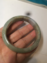 Load image into Gallery viewer, 56.8mm certified Type A 100% Natural green/brown/black Jadeite Jade bangle AR14-4311
