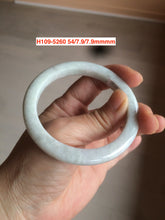 Load image into Gallery viewer, Sale! 49-54mm certified Type A 100% Natural dark green/white/black Jadeite Jade bangle with defects group GC30