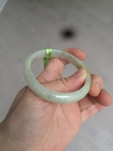 Load image into Gallery viewer, 54.7mm Certificated Type A 100% Natural yellow oval jadeite jade bangle AC37-8526