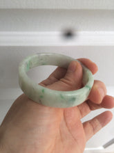 Load image into Gallery viewer, 50.5mm Certified type A 100% Natural sunny green/purple Jadeite Jade bangle L102-7278