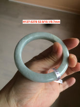 Load image into Gallery viewer, Sale! 49-54mm certified Type A 100% Natural dark green/white/black Jadeite Jade bangle with defects group GC30