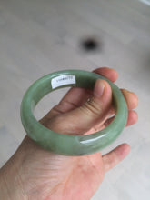 Load image into Gallery viewer, 56.7mm certified 100% Natural green/yellow/brown nephrite Jade bangle HE56-8451