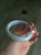 Load image into Gallery viewer, 57.9mm certified light green/purple jadeite bangle X52-5932