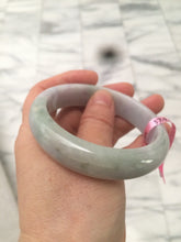 Load image into Gallery viewer, 57.9mm certified light green/purple jadeite bangle X52-5932