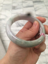 Load image into Gallery viewer, 57.9mm certified light green/purple jadeite bangle X52-5932
