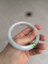 Load image into Gallery viewer, 58.5mm Certified Type A 100% Natural light green/red jadeite jade bangle AD3-3048
