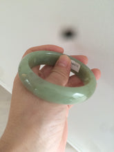 Load image into Gallery viewer, 56.7mm certified 100% Natural green/yellow/brown nephrite Jade bangle HE56-8451