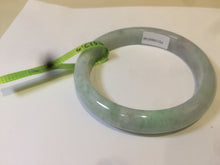 Load image into Gallery viewer, 53mm Certified Type A 100% Natural light green/purple Jadeite jade bangleZ90-2746