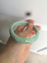 Load image into Gallery viewer, 56.4mm certified Type A 100% Natural sunny green Jadeite Jade bangle U125-2485