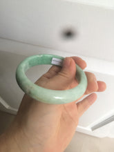 Load image into Gallery viewer, 56.4mm certified Type A 100% Natural sunny green Jadeite Jade bangle U125-2485