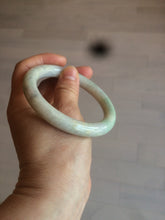 Load image into Gallery viewer, 57mm certified Type A 100% Natural sunny green/white/purple/brown(FU LU Shou) round cut Jadeite Jade bangle AF78-8925