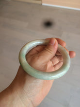 Load image into Gallery viewer, 57mm certified Type A 100% Natural sunny green/white/purple/brown(FU LU Shou) round cut Jadeite Jade bangle AF78-8925