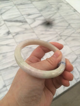 Load image into Gallery viewer, 56.5mm certified 100% natural green/white/yellow/purple jadeite jade bangle AK2-2480