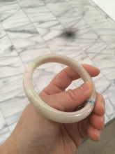 Load image into Gallery viewer, 56.5mm certified 100% natural green/white/yellow/purple jadeite jade bangle AK2-2480