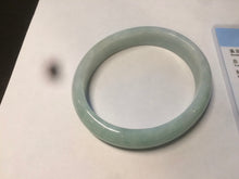 Load image into Gallery viewer, 52.4mm Certified 100% natural Type A light green oval jadeite jade bangle Y120-2491
