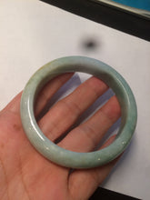 Load image into Gallery viewer, 55.8mm Certified type A 100% Natural green yellow Jadeite bangle Y121-2487