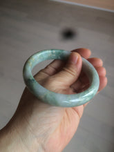 Load image into Gallery viewer, 58.5mm Certified Type A 100% Natural light green/purple jadeite jade bangle U128-9906