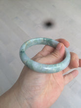 Load image into Gallery viewer, 58.5mm Certified Type A 100% Natural light green/purple jadeite jade bangle U128-9906