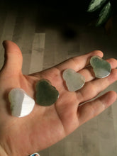 Load image into Gallery viewer, 100% Natural white green happy buddha jadeite Jade pendant necklace AD57