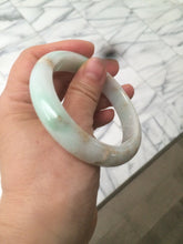 Load image into Gallery viewer, 55.7mm Certified Type A 100% Natural sunny green Jadeite Jade bangle A65-3328