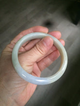 Load image into Gallery viewer, 55.3mm certified Type A 100% Natural green/yellow Jadeite Jade bangle Y114-0412