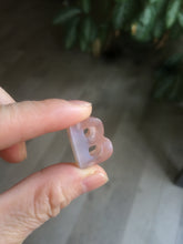 Load image into Gallery viewer, 100% natural icy Madagascar cherry blossoms agate Initial letters X81 (Add on item, not sale individually)