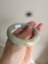 Load image into Gallery viewer, 58mm Certified Type A 100% Natural green/yellow Jadeite Jade bangle A78-4330