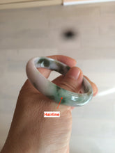 Load image into Gallery viewer, 50mm Certified Type A 100% Natural sunny green purple brown oval shape Jadeite Jade bangle AM12-4987