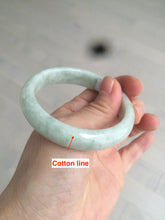 Load image into Gallery viewer, 52.7mm 100% natural Type A light green/purple jadeite jade bangle D80-2207