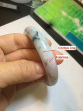 Load image into Gallery viewer, 55.5mm Certified 100% natural Type A green/purple/red (福禄寿)jadeite jade bangle U90-0518