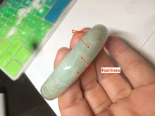 Load image into Gallery viewer, 56mm certified Type A 100% Natural sunny green/yellow Jadeite Jade bangle AR15-2704