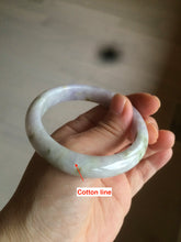 Load image into Gallery viewer, 53.8mm certified Type A 100% Natural light green/purple/brown Jadeite Jade bangle AT43-1650