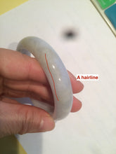 Load image into Gallery viewer, 53.6mm 100% natural Type A white/yellow jadeite jade bangle Y62
