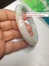 Load image into Gallery viewer, 58mm Certified 100% natural Type A light green/yellow/purple/blue round cut jadeite jade bangle AF3-9218
