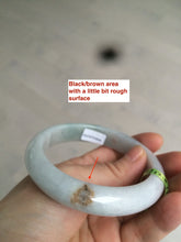 Load image into Gallery viewer, 58.5mm Certified Type A 100% Natural light green/red jadeite jade bangle AD3-3048