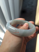 Load image into Gallery viewer, Sale! Certified 57.5mm Type A 100% Natural light green/purple Jadeite Jade bangle N20-7911