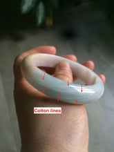 Load image into Gallery viewer, 57.8mm 100% certified natural light green/blue/yellow jadeite jade bangle S27-3228