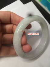 Load image into Gallery viewer, 56.5 mm Certified type A 100% Natural sunny green/light purple/white Jadeite bangle W75-6542