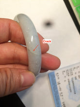 Load image into Gallery viewer, 52.2mm Certified 100% natural Type A light green jadeite jade bangle Y119-0485