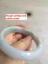 Load image into Gallery viewer, 56.5mm certified 100% natural Type A green purple jadeite jade bangle AM22-2821